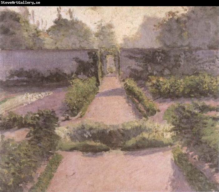 Gustave Caillebotte Kitchen Garden at Yerres